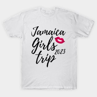 Jamaica Girls Trip 2023 Bachelorette Vacation Fun Matching Group Design T-Shirt